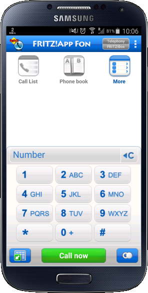 FRITZ!App Fon konfiguracja aplikacja VoIP telefon smartfon android